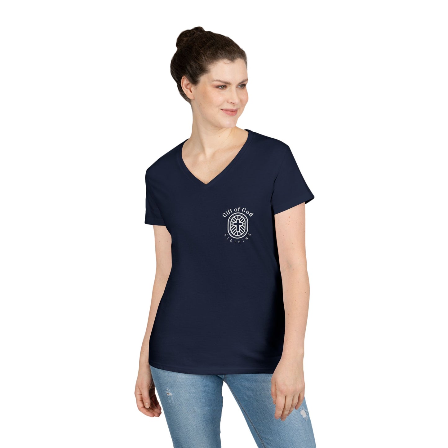 Pray, Hope, and Don't Worry- Padre Pio quote Women's V-neck shirt