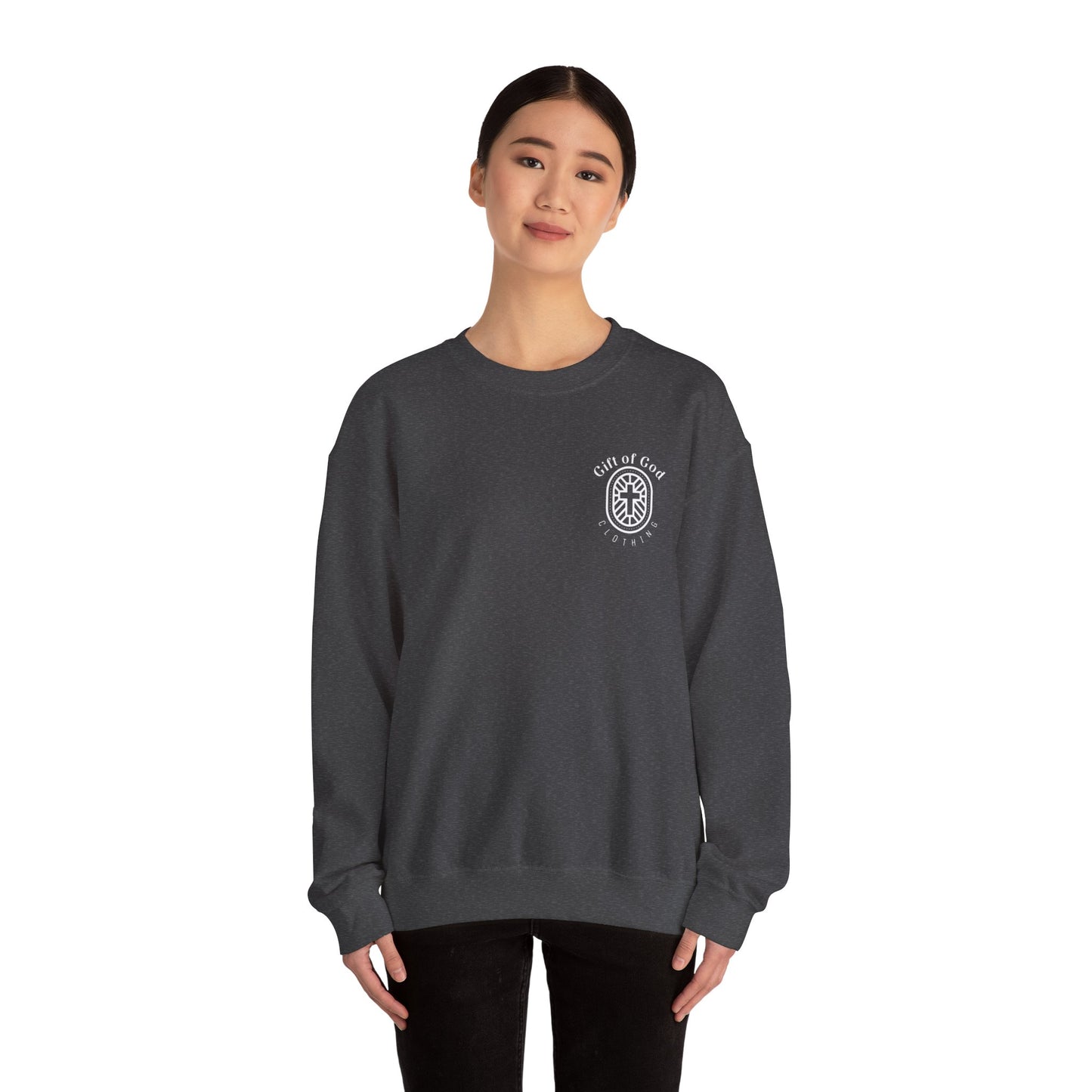 Pray, Hope, and Don't Worry-Padre Pio, Crewneck Sweatshirt