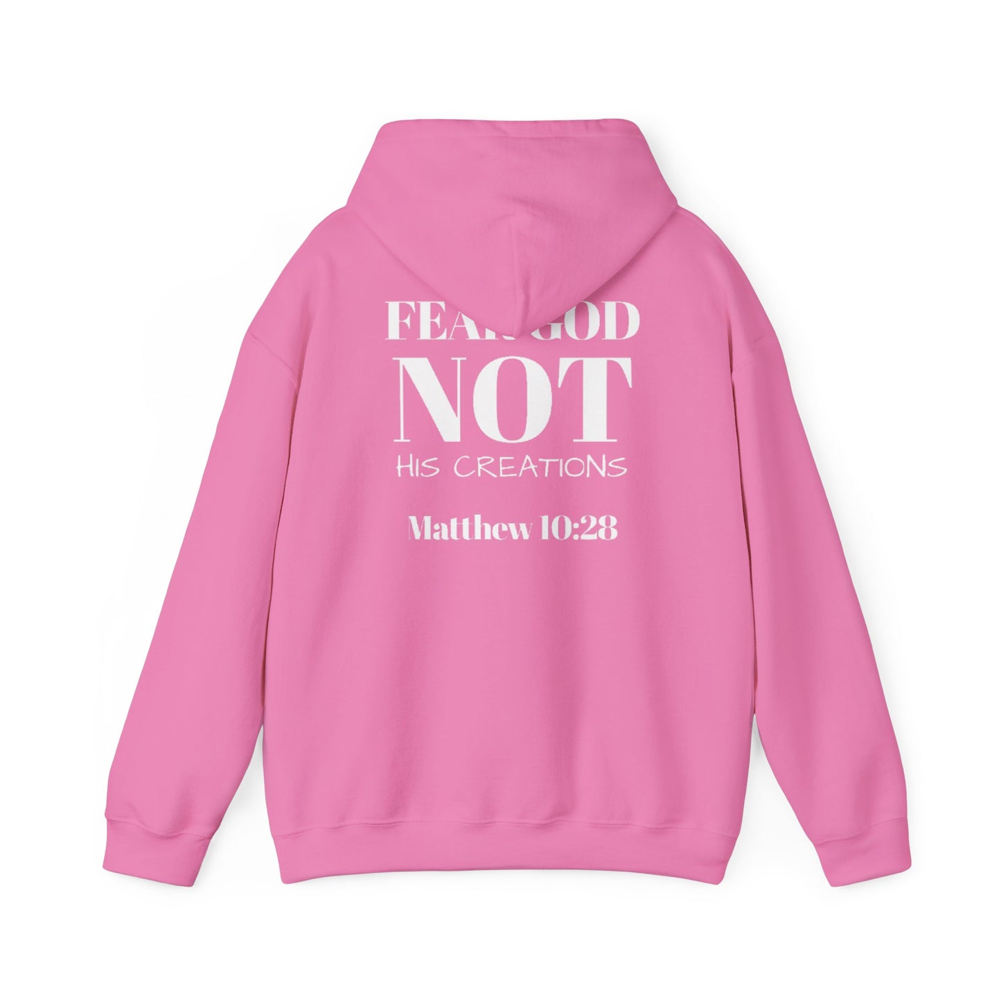 Fear God, not his creations unisex Christian Hoodie