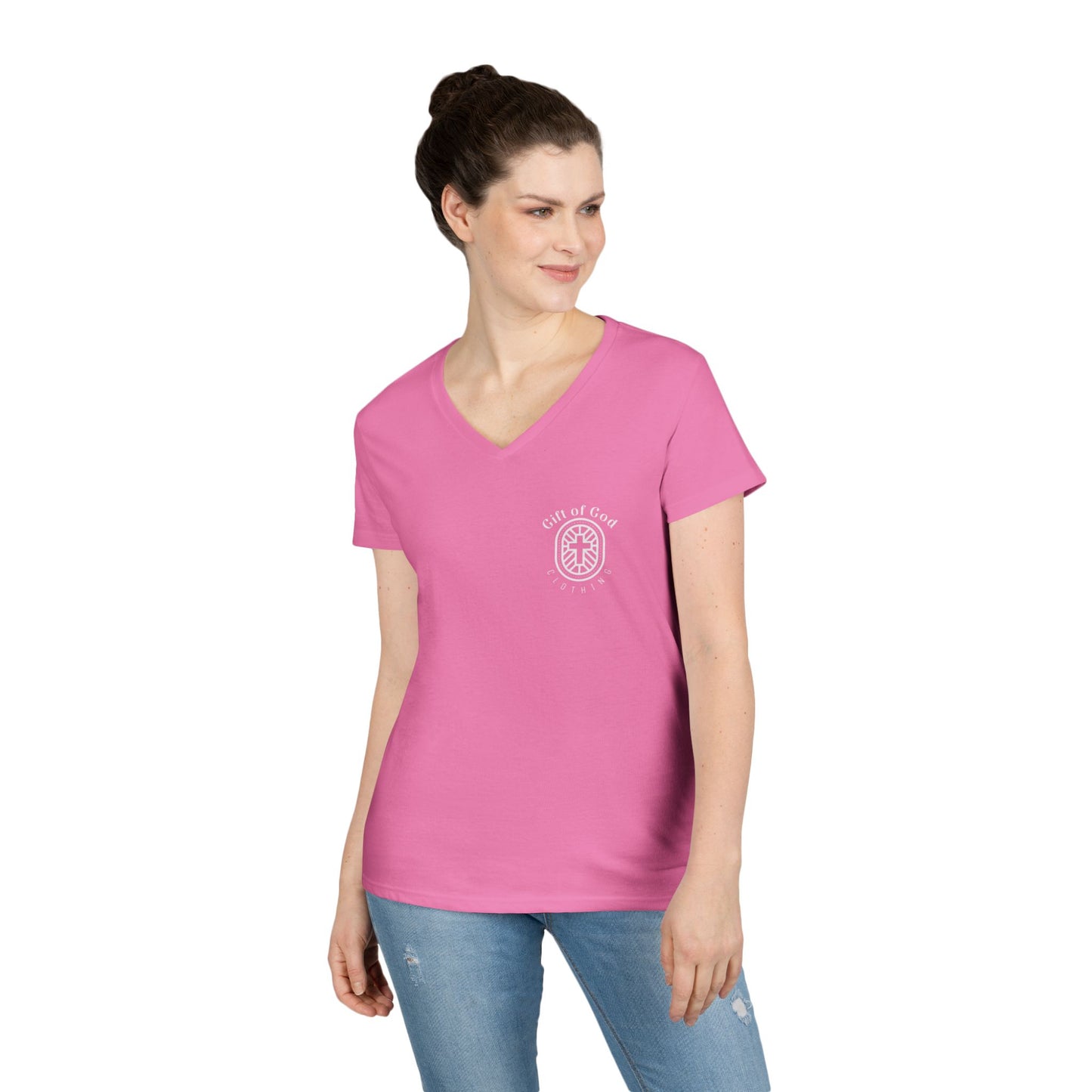 Pray, Hope, and Don't Worry- Padre Pio quote Women's V-neck shirt