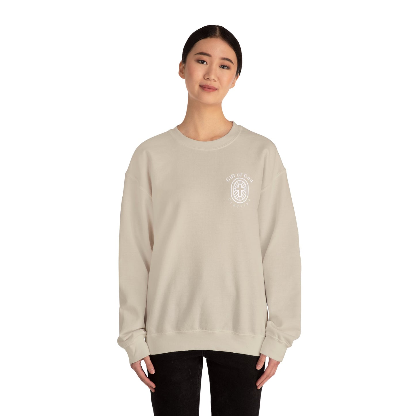 Pray, Hope, and Don't Worry-Padre Pio, Crewneck Sweatshirt