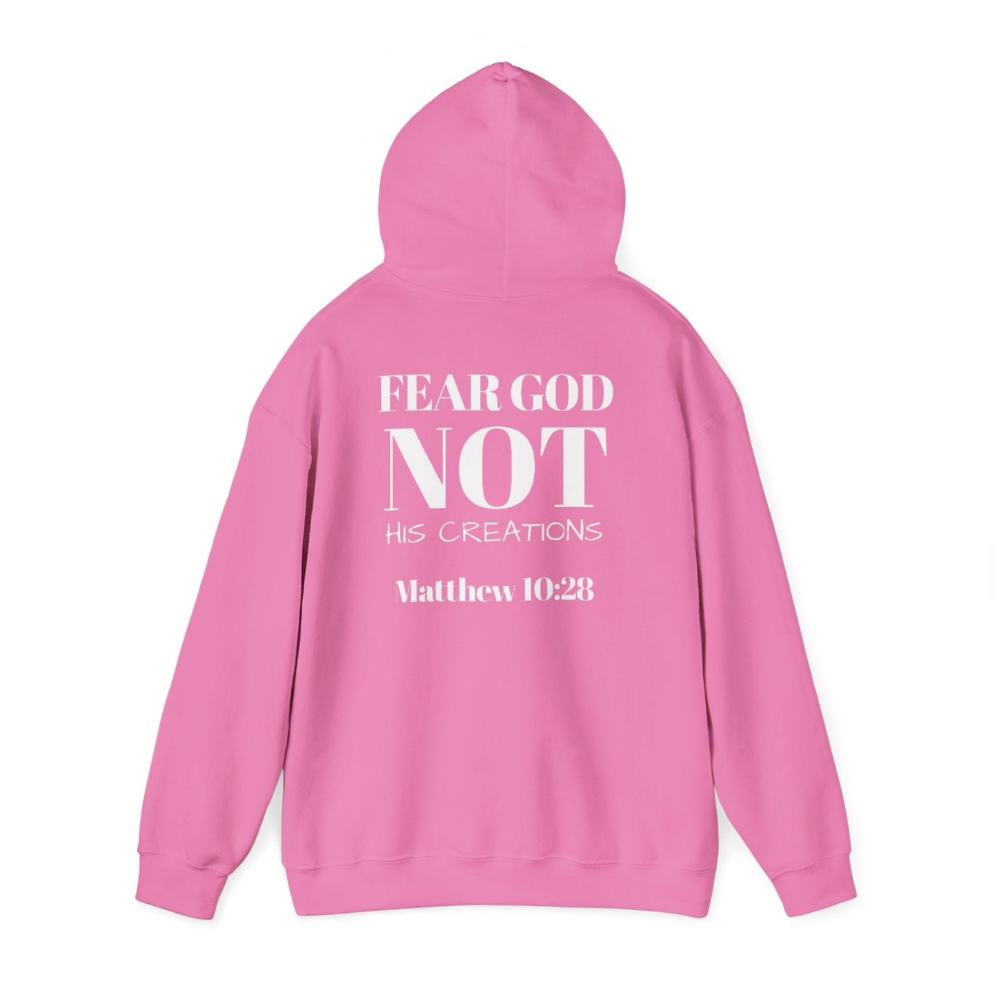 Fear God, not his creations unisex Christian Hoodie