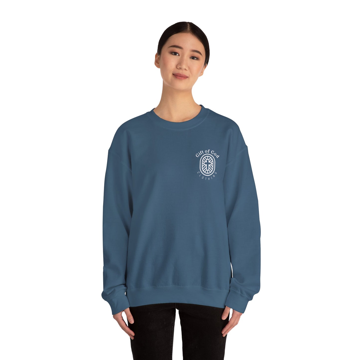 Pray, Hope, and Don't Worry-Padre Pio, Crewneck Sweatshirt