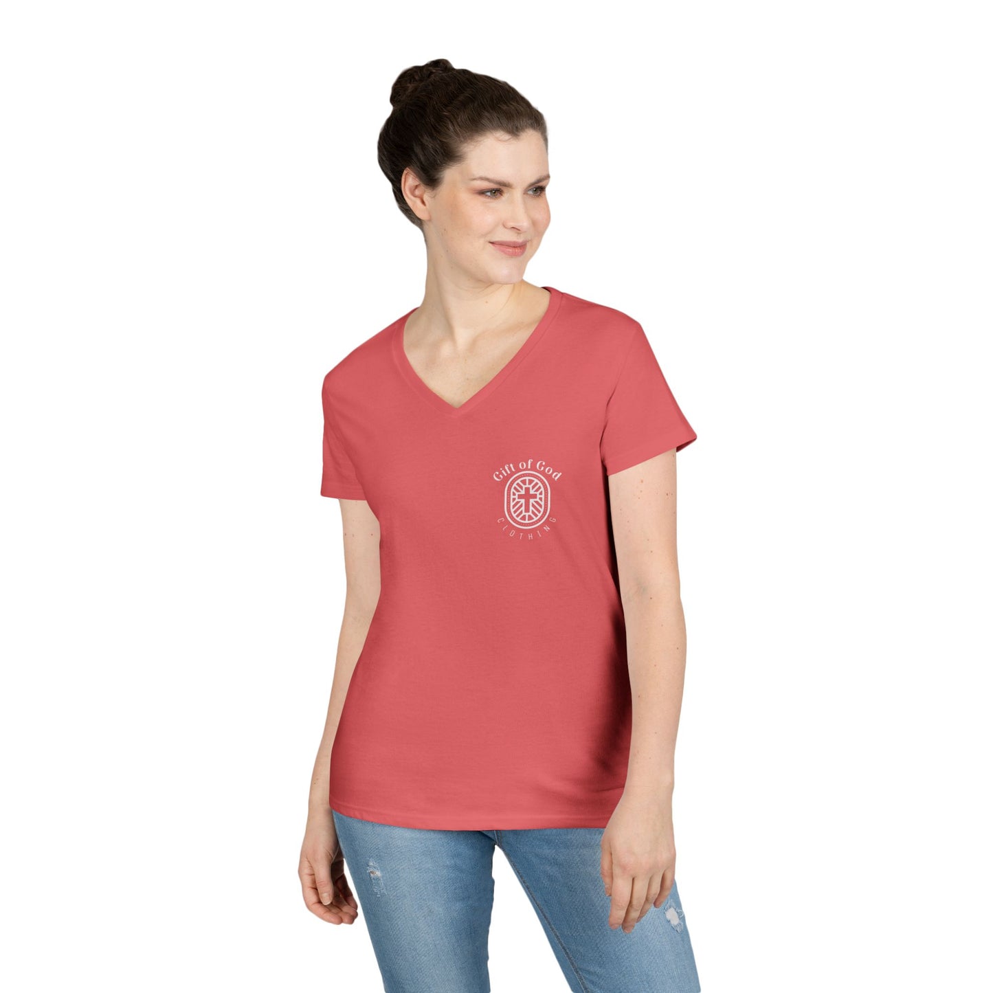 Pray, Hope, and Don't Worry- Padre Pio quote Women's V-neck shirt