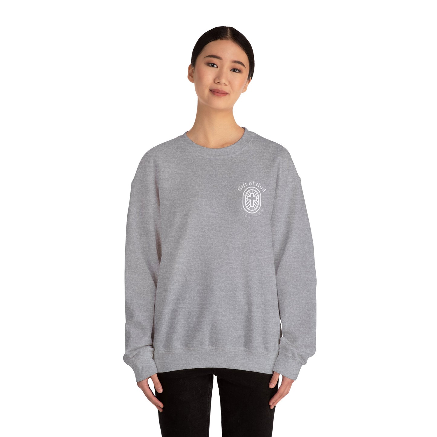Pray, Hope, and Don't Worry-Padre Pio, Crewneck Sweatshirt