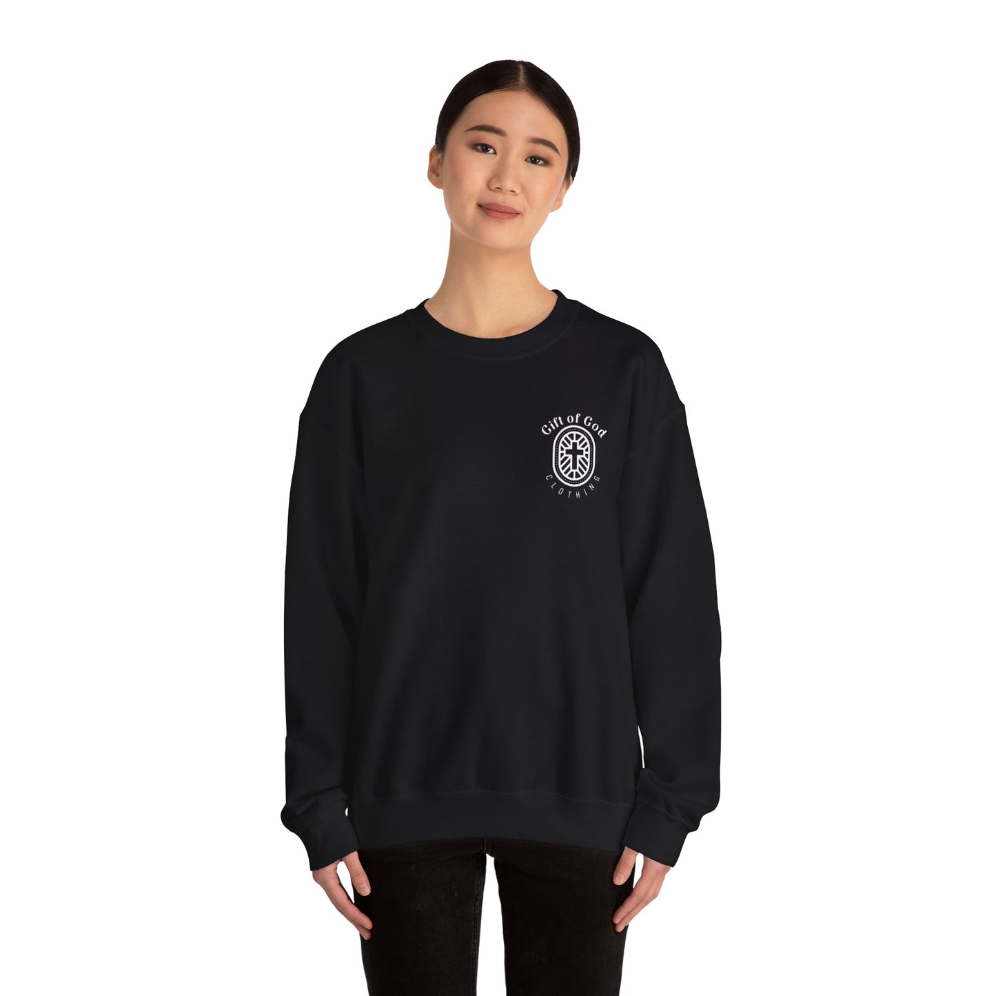 Pray, Hope, and Don't Worry-Padre Pio, Crewneck Sweatshirt