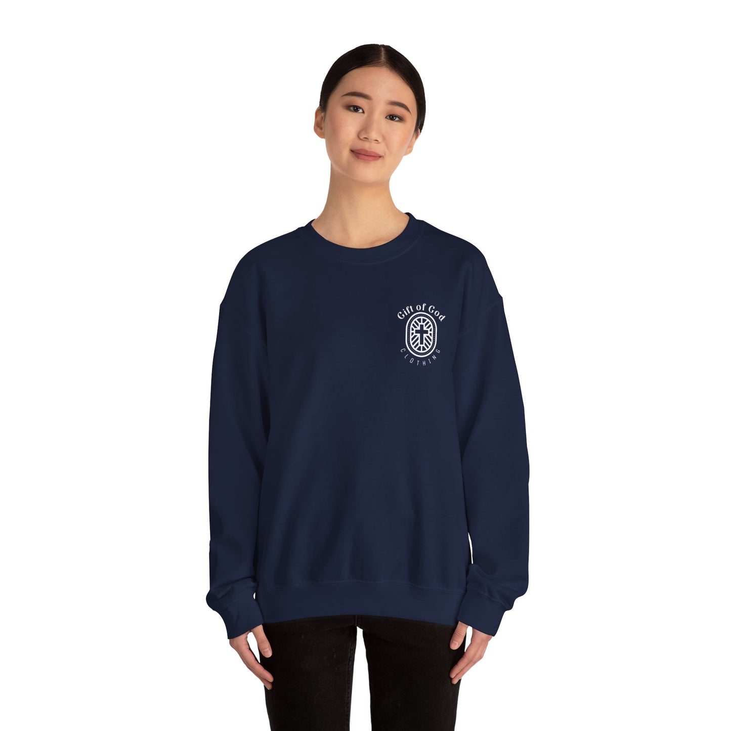 Pray, Hope, and Don't Worry-Padre Pio, Crewneck Sweatshirt